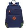 Рюкзак школьный GRIZZLY RB-455-1/3 синий - хаки