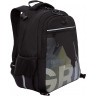 Рюкзак школьный GRIZZLY с мешком RB-558-1/2 черный - хаки