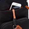 Рюкзак школьный GRIZZLY RB-455-1/4 черный - коричневый