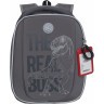 Рюкзак школьный GRIZZLY RAf-493-2/2 серый