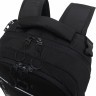 Рюкзак школьный с мешком RB-558-1/3 черный - серый