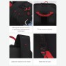 Рюкзак школьный RB-351-7/1 черный - красный