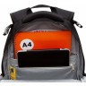 Рюкзак школьный GRIZZLY с мешком RG-569-1/1 черный - белый