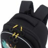 Рюкзак школьный RAz-587-17/2 черный - желтый