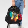 Рюкзак школьный RAz-587-17/2 черный - желтый