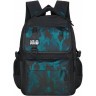 Молодежный рюкзак MERLIN 0134 черно-синий