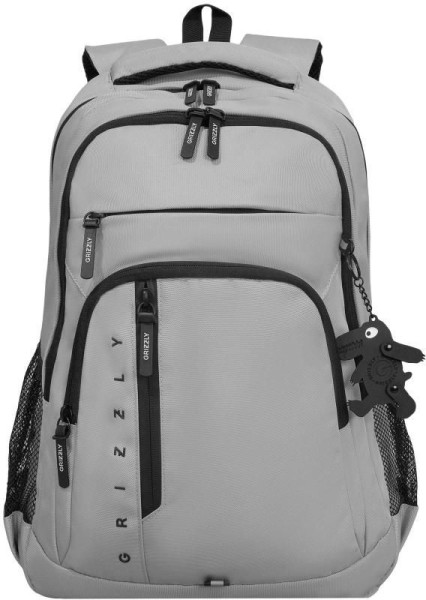 Рюкзак Grizzly с обвесом RU-636-1/2 светло-серый