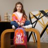 Рюкзак школьный RG-363-1/2 фиолетовый - оранжевый