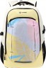 Рюкзак TORBER CLASS X, желтый с орнаментом, 46 x 32 x 18 см, T9355-22-YEL