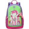 Рюкзак школьный RG-363-1/4 фиолетовый - салатовый