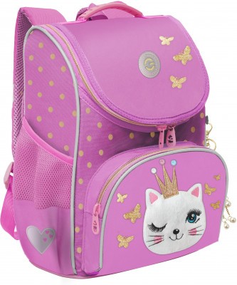 RAm-484-3 Рюкзак школьный с мешком (/2 розовый)