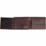 Бумажник KLONDIKE Dawson, натуральная кожа коричневый KD1124-03