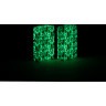 Зажигалка ZIPPO Skeleton с покрытием Glow in the Dark Green, латунь/сталь, серая, 38x13x57 мм