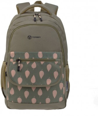 Рюкзак TORBER CLASS X, розовый с орнаментом, 45 x 30 x 18 см, T2743-22-PNK