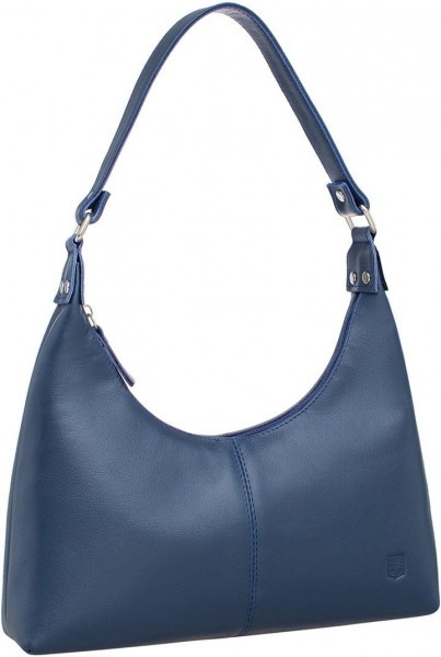 Женская кожаная сумка-хобо Sofie Dark Blue
