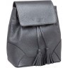 Кожаный женский рюкзак Clare Silver Grey
