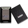 Зажигалка ZIPPO Zippo Design с покрытием Black Ice®, латунь/сталь, чёрная, глянцевая, 38x13x57 мм