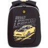 Рюкзак школьный Grizzly RAf-393-3/1 черный - желтый
