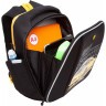 Рюкзак школьный Grizzly RAf-393-3/1 черный - желтый
