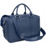 Кожаная спортивная сумка Calcott Dark Blue