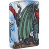 Зажигалка Zippo Dragon с покрытием White Matte, латунь/сталь, разноцветная, матовая, 38x13x57 мм, без топлива