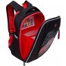 Рюкзак школьный Grizzly RAf-393-3/3 черный - красный