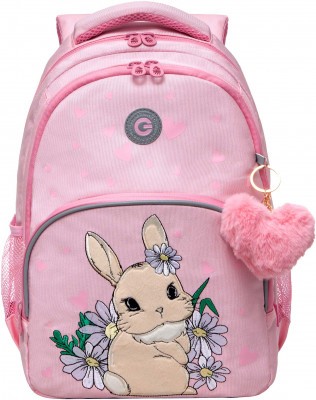Рюкзак школьный RG-360-3/1 розовый
