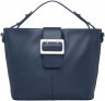 Женская кожаная сумка Gyleen Dark Blue