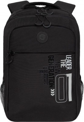Рюкзак школьный Grizzly RB-456-2/2 черный - черный