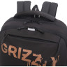 Рюкзак Grizzly RU-637-3/3 черный - терракотовый