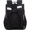 Рюкзак Grizzly школьный с мешком для обуви RAm-684-2/1 черный - белый