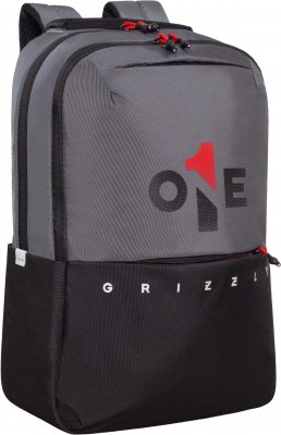 Рюкзак Grizzly RU-437-4/1 черный - серый