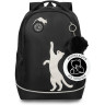 Рюкзак Grizzly школьный с обвесом RG-663-7/2 черный