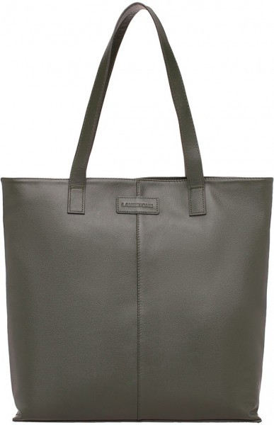 Женская кожаная сумка-шоппер Shane Khaki