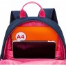Рюкзак школьный GRIZZLY RG-363-9/1 тёмно-синий