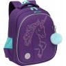 Рюкзак школьный GRIZZLY RAz-486-7/1 фиолетовый