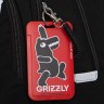 Рюкзак школьный GRIZZLY RB-552-4/3 чёрный - серый