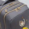 Рюкзак школьный GRIZZLY RG-566-3/2 серый
