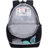 Рюкзак Grizzly школьный с обвесом RG-663-5/1 черный