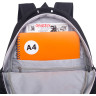 Рюкзак Grizzly школьный с обвесом RG-663-5/1 черный