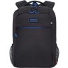 Рюкзак школьный Grizzly RB-156-1m/1 черный - синий