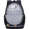 Рюкзак Grizzly школьный с обвесом RG-663-14/1 черный