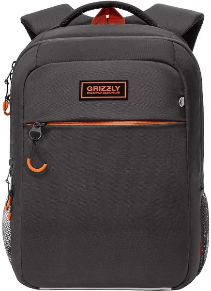 Рюкзак школьный Grizzly RB-156-1m/3 серый