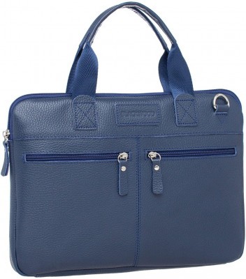 Деловая кожаная сумка  Benson Dark Blue