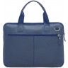 Деловая кожаная сумка  Benson Dark Blue