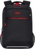 Рюкзак школьный Grizzly RB-156-1m/4 черный - красный