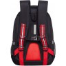 Рюкзак школьный RB-352-4/1 черный - красный