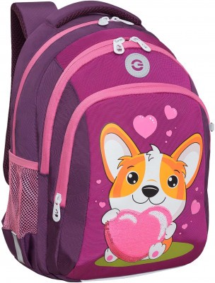 Рюкзак школьный RG-361-1/1 фиолетовый