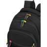 Рюкзак Grizzly школьный с обвесом RG-662-4/3 черный - цветной