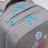 Рюкзак школьный GRIZZLY RG-466-3/1 серый